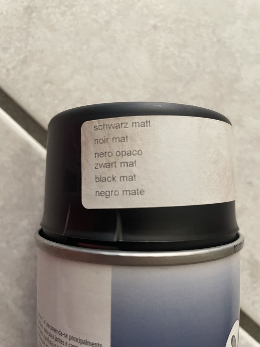Colori: Sprühlack schwarz matt – Usato da Hochfelden venduto da Kinga69 1