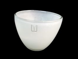 Glas Vase (Mundgeblasen)