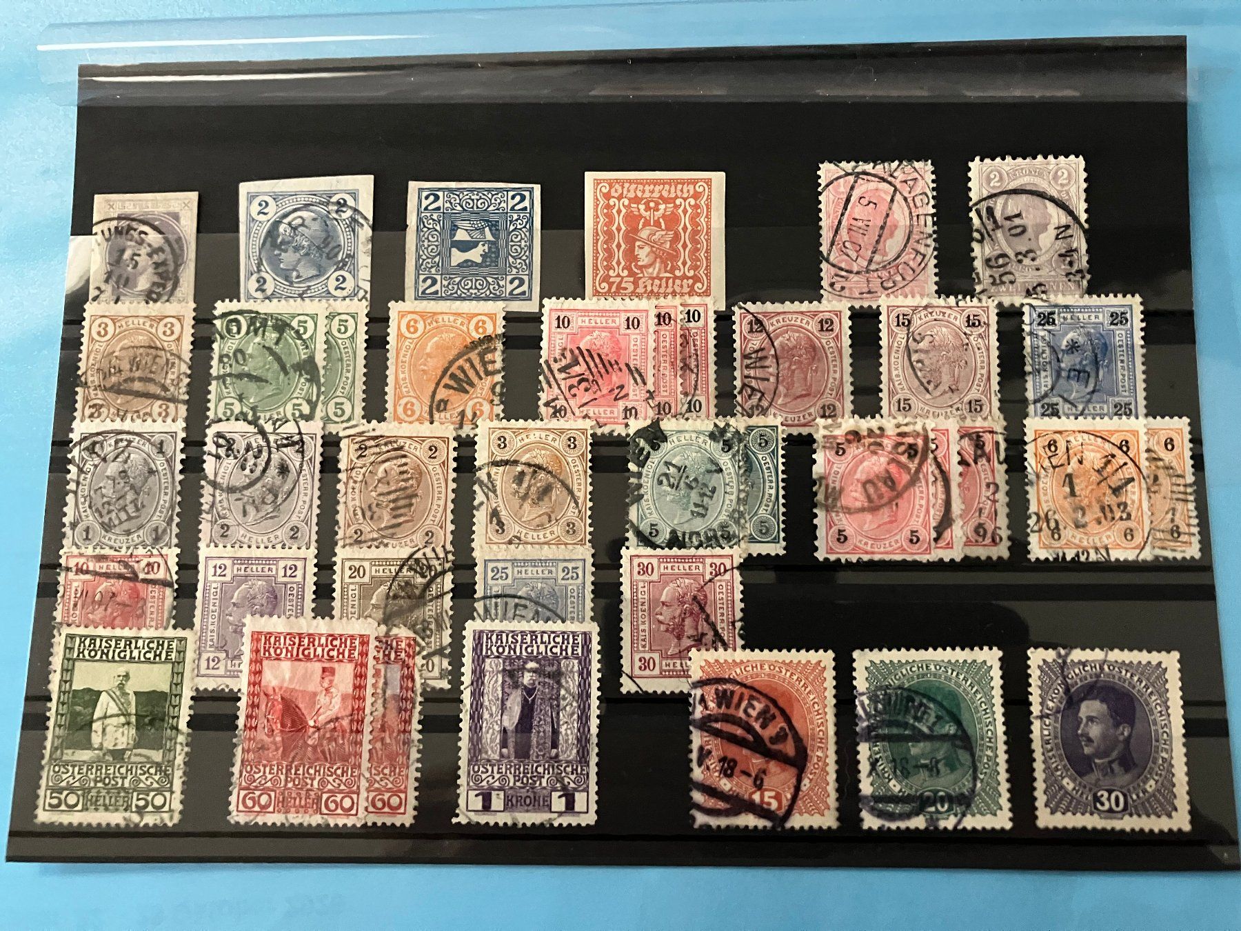 Alle Briefmarken: Briefmarken Österreich – Gebraucht aus Bolligen von Isebo