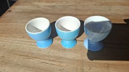 3 Eierbecher blau