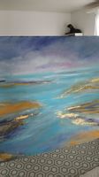 Originalgemälde, Landschaft mit Gold,Leinwand 50x70cm Unikat