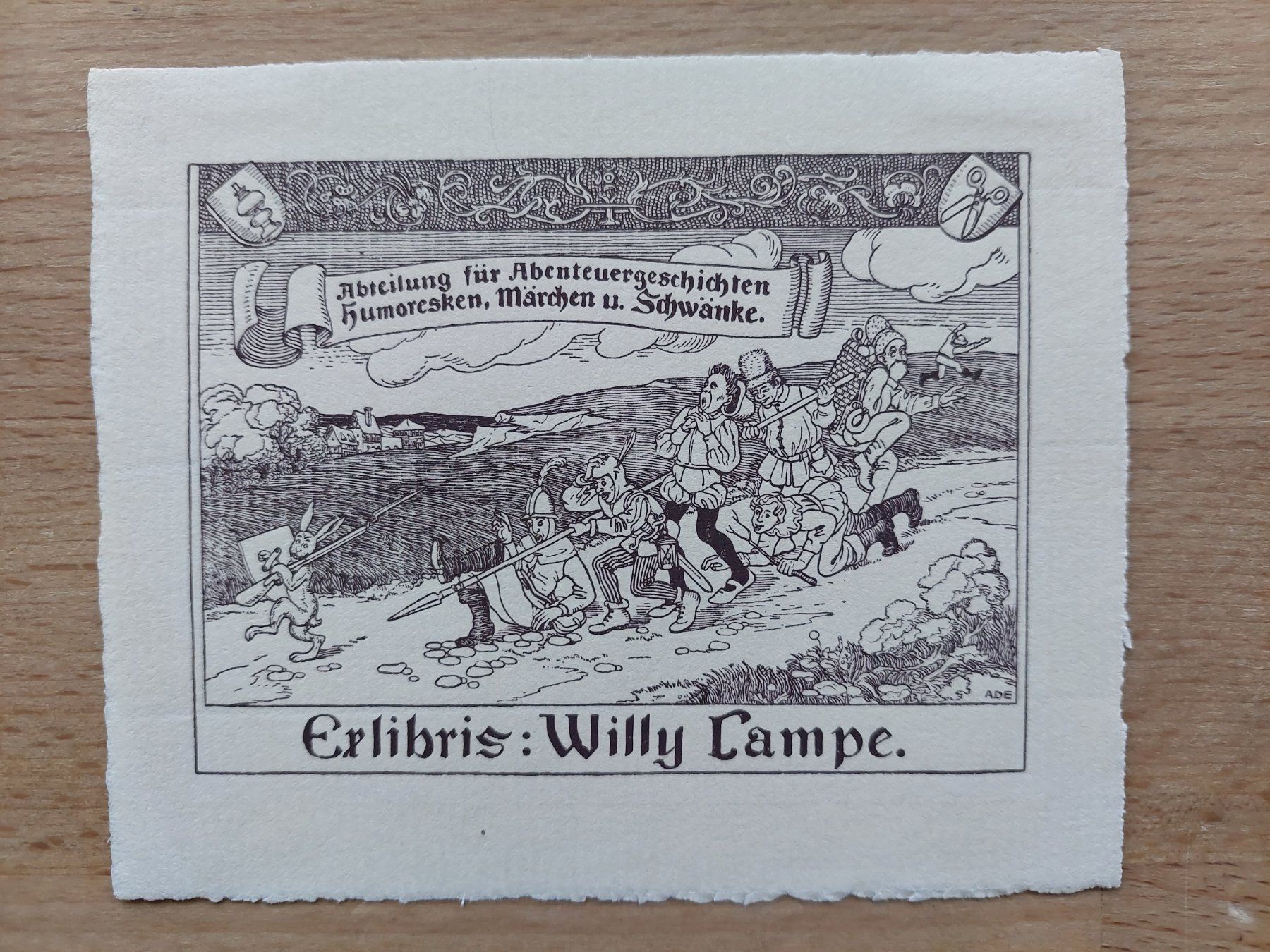 Grafiken & Lithographien: Exlibris Mathilde Ade - Orig. Grafik – Gebraucht aus Obfelden von Exlibris-Art