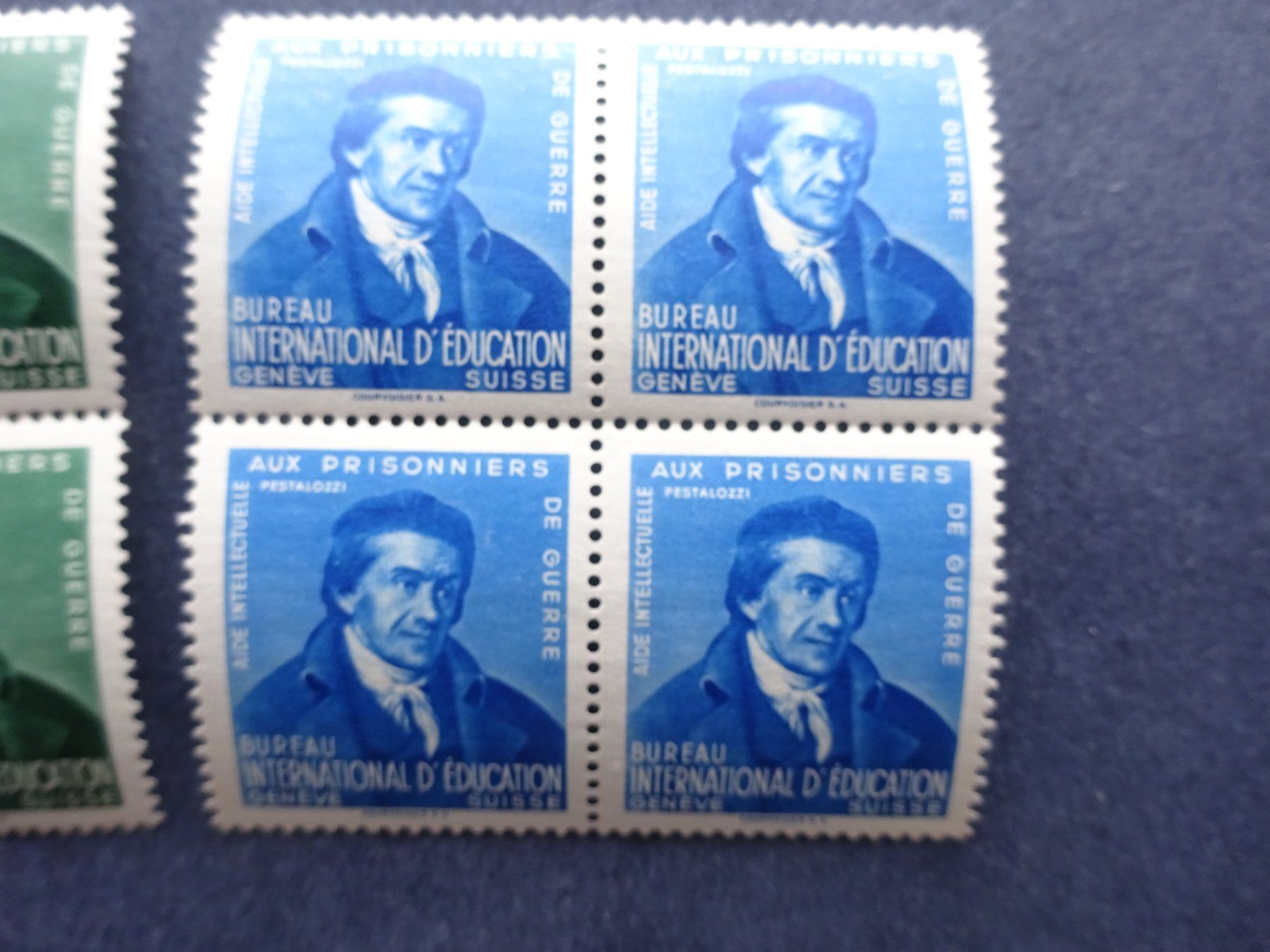 Alle Briefmarken: 1940 BIÉ im 4er Block ungebraucht* – Gebraucht aus Appenzell-Steinegg von adi1975 2
