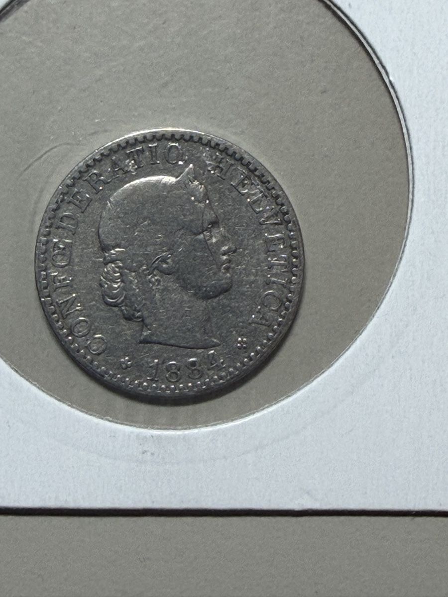 Tutti le monete: Suisse - 20 centimes - 1884 – Usato da Payerne venduto da Mike1682 1