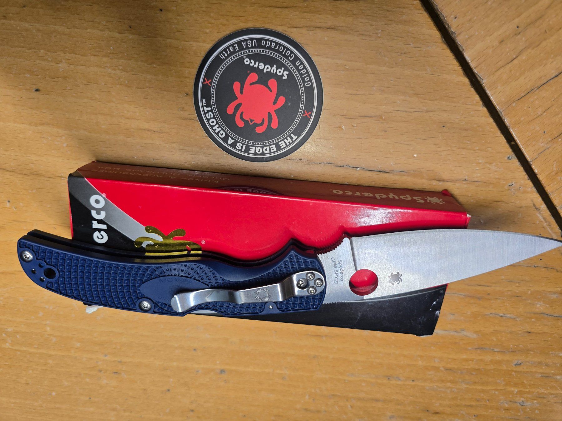 Spyderco Couteaux de poche: Spyderco Native Chief C244PCBL – Neuf (Voir description) à Ettingen par 1025andreas 2