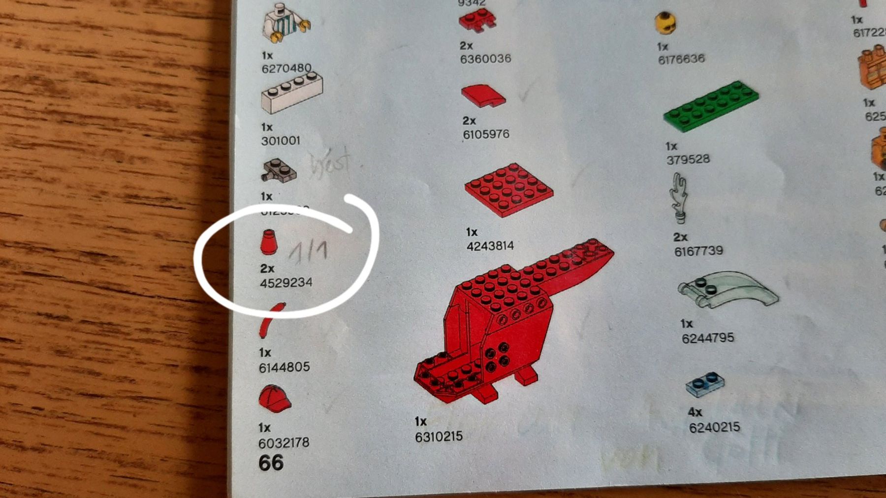 Lego Giocattoli: Lego Feuerwehrhubschrauber Nr. 60318 – Usato da Menzberg venduto da Tschippi 3