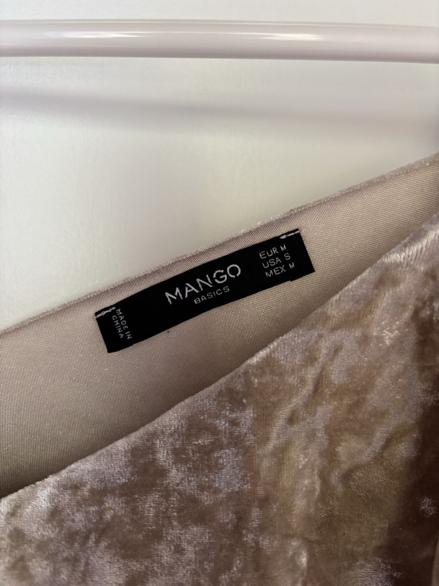 Mango Tops: MANGO Samt Top Grösse M - neuwertig – Neuf (Voir description) à Dielsdorf par zumba93 2