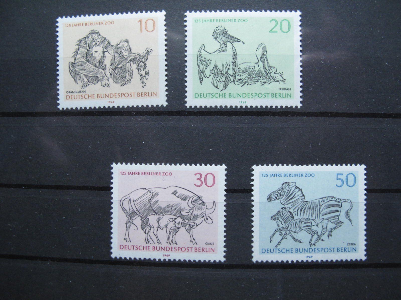 Tous les timbres: Berlin 1969 Berliner Zoo ** – D'occasion à Wil SG par fva01