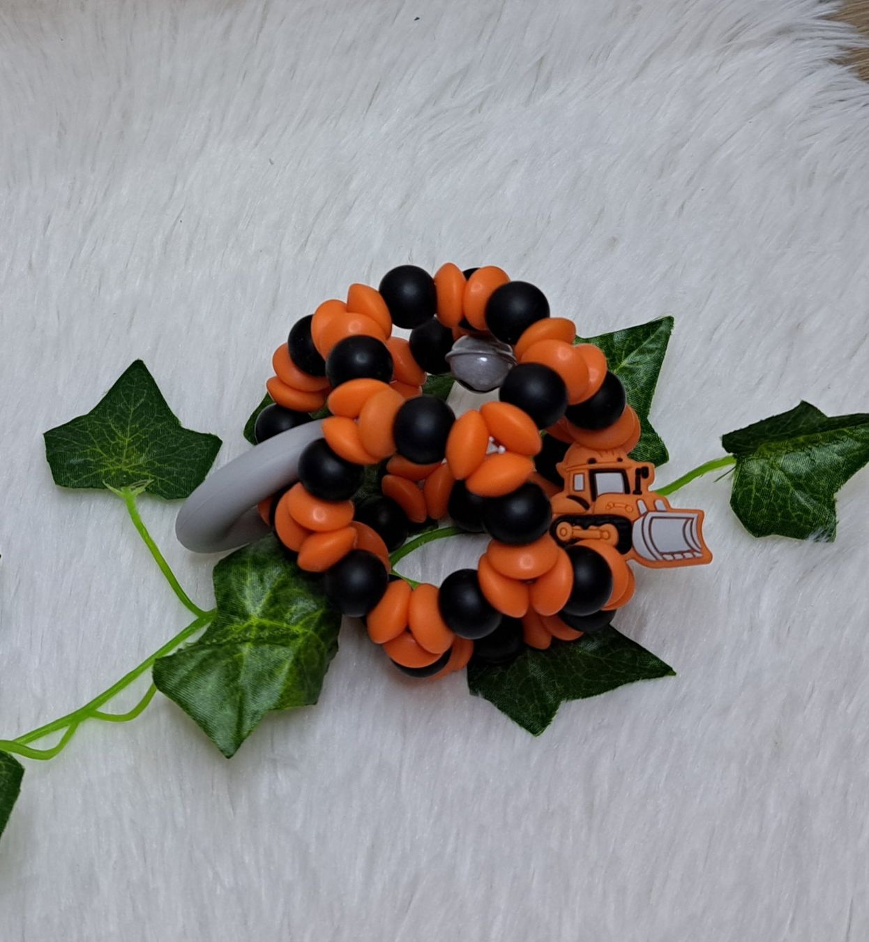Succhiotti & catenelle porta ciuccio: Kleiner Motorikball/Greifball Bulldozer – Nuovo e nell'imballaggio originale da Oberurnen venduto da rotty80 3