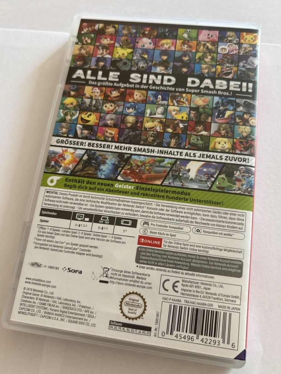 Nintendo Jeux: Nintendo Switch Super Smash Bros. Ultimate gut – Neuf (Voir description) à Liestal par Luna9075 1