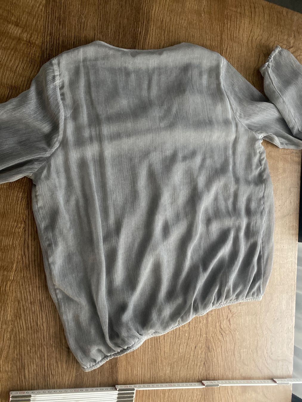 Camicette: CV BLUSE/OBERTEIL GR.40/M grau/anthrazit/mocca minim transp. – Usato da Frauenfeld venduto da Boldi46 2
