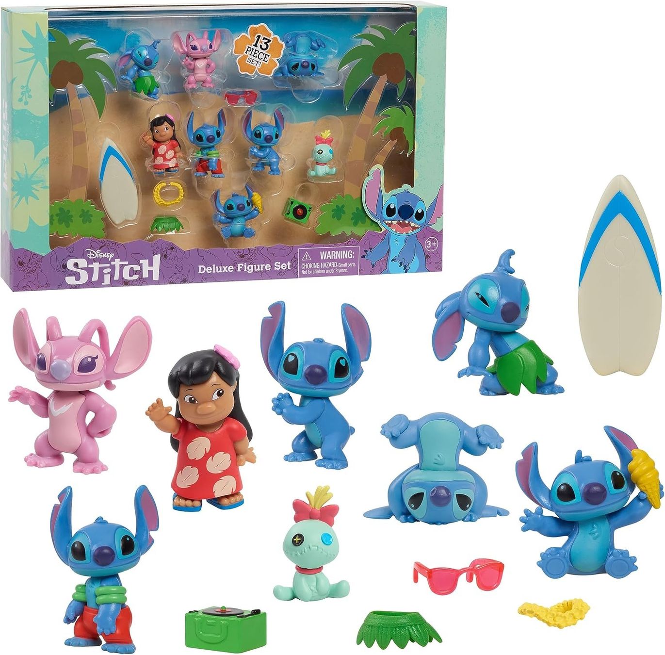 Statuette: Lilo & Stitch Deluxe Figurenset – Nuovo e nell'imballaggio originale da Binningen venduto da samorga21