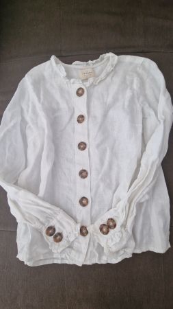 Sezane Leinenbluse