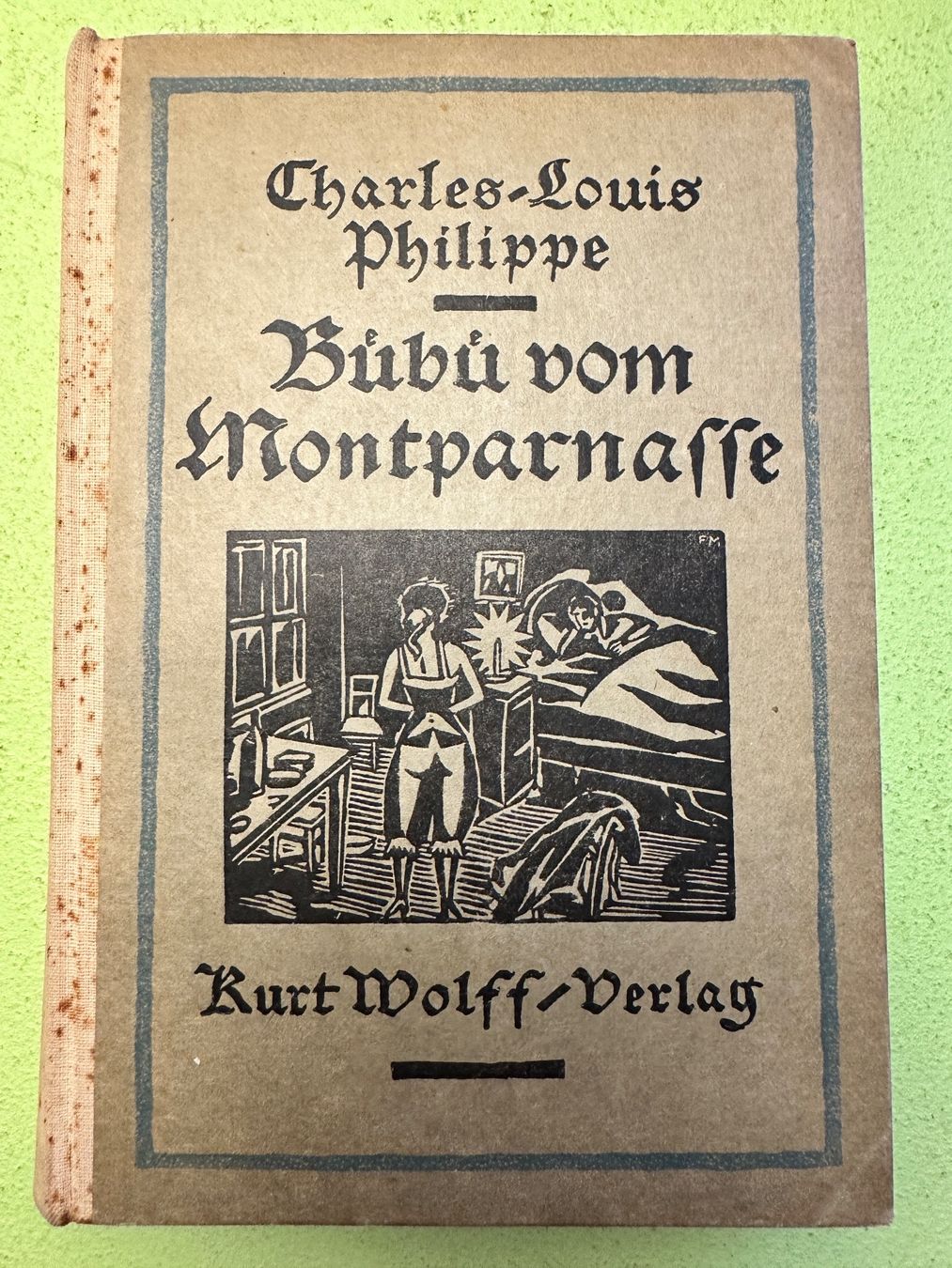 Libri: Charles-Louis Philippe: Bubu vom Montparnasse. 1920 – Usato da Zürich venduto da allp