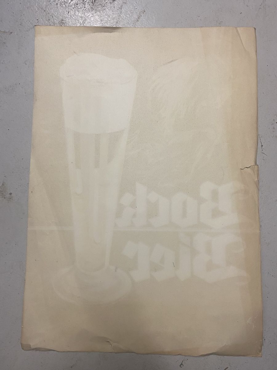 Foto & Immagini: Altes Plakat Bockbier  – Usato da Mosnang venduto da Goldwasser 2