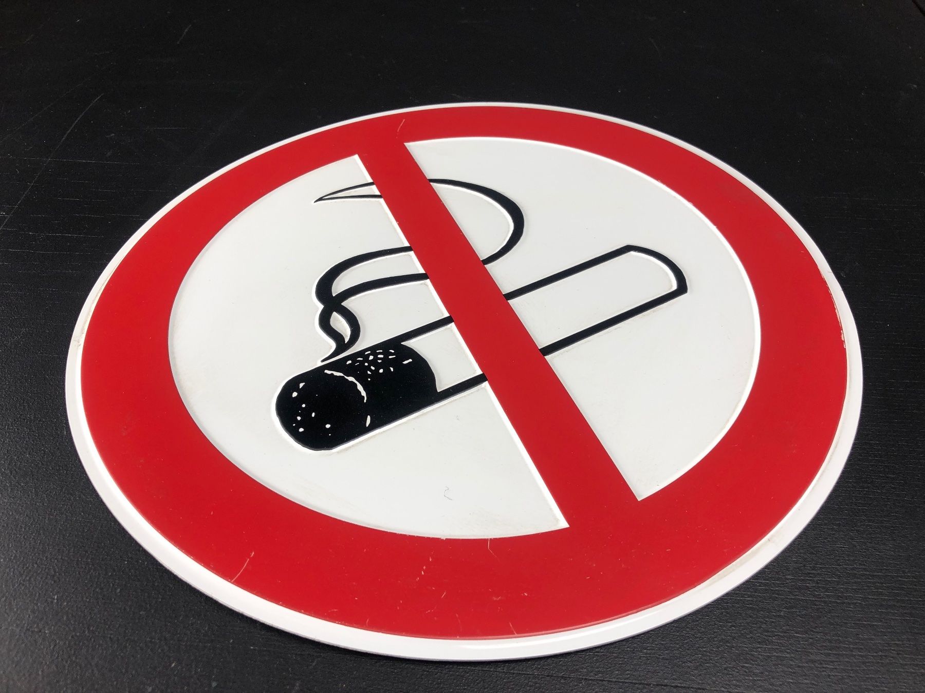 Insegne: Vintage Schild, Rauchen verboten, Raucherschild – Usato da Laufenburg venduto da industrial-silence 1