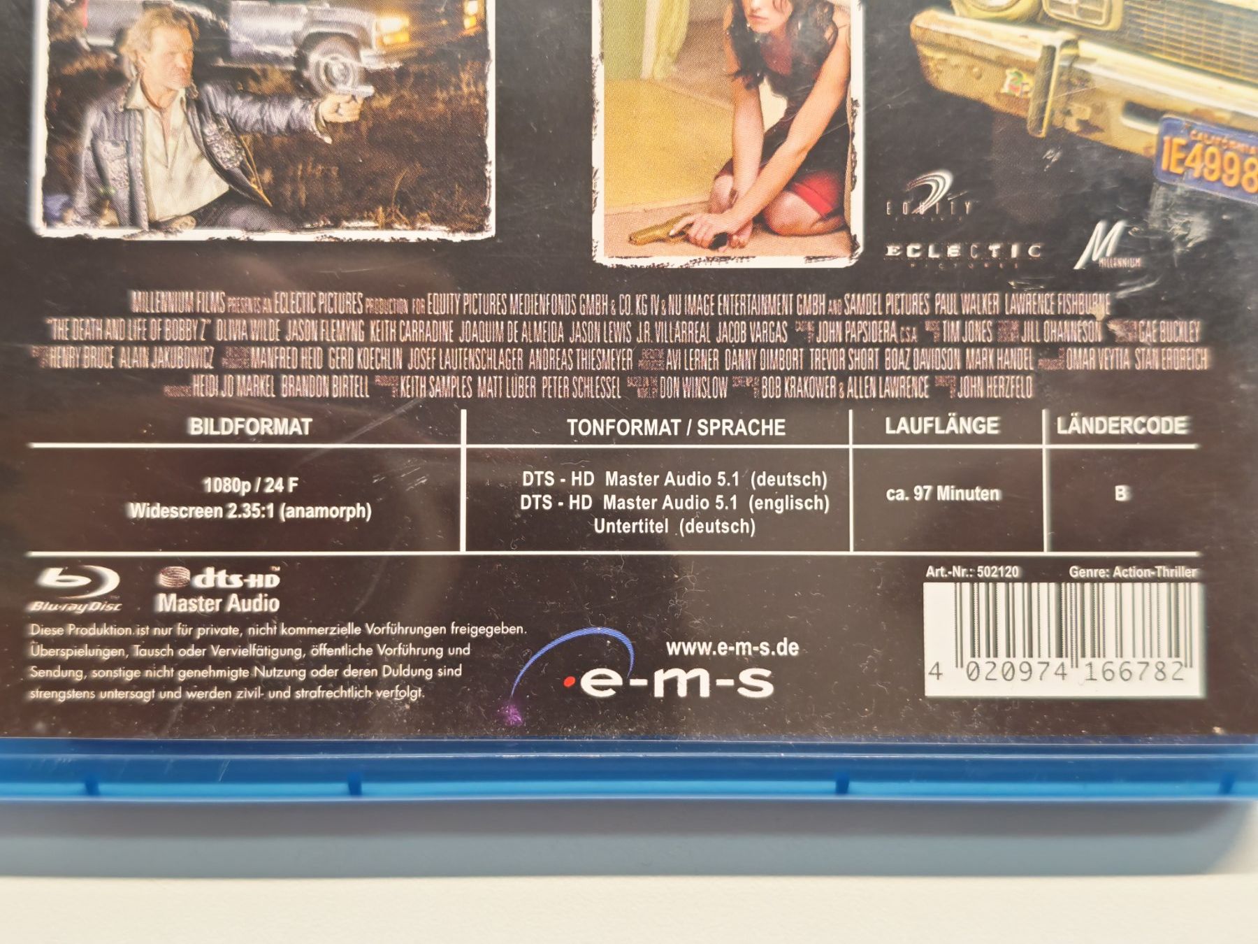 Tutti i DVDs: Kill Bobby Z – Usato da Liestal venduto da Kratzilla 3