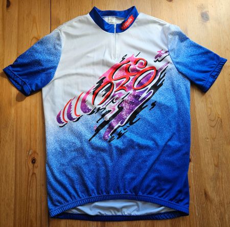 Radtrikot vintage Rivella Schweiz Gr XXL Velo Fahrrad Trikot