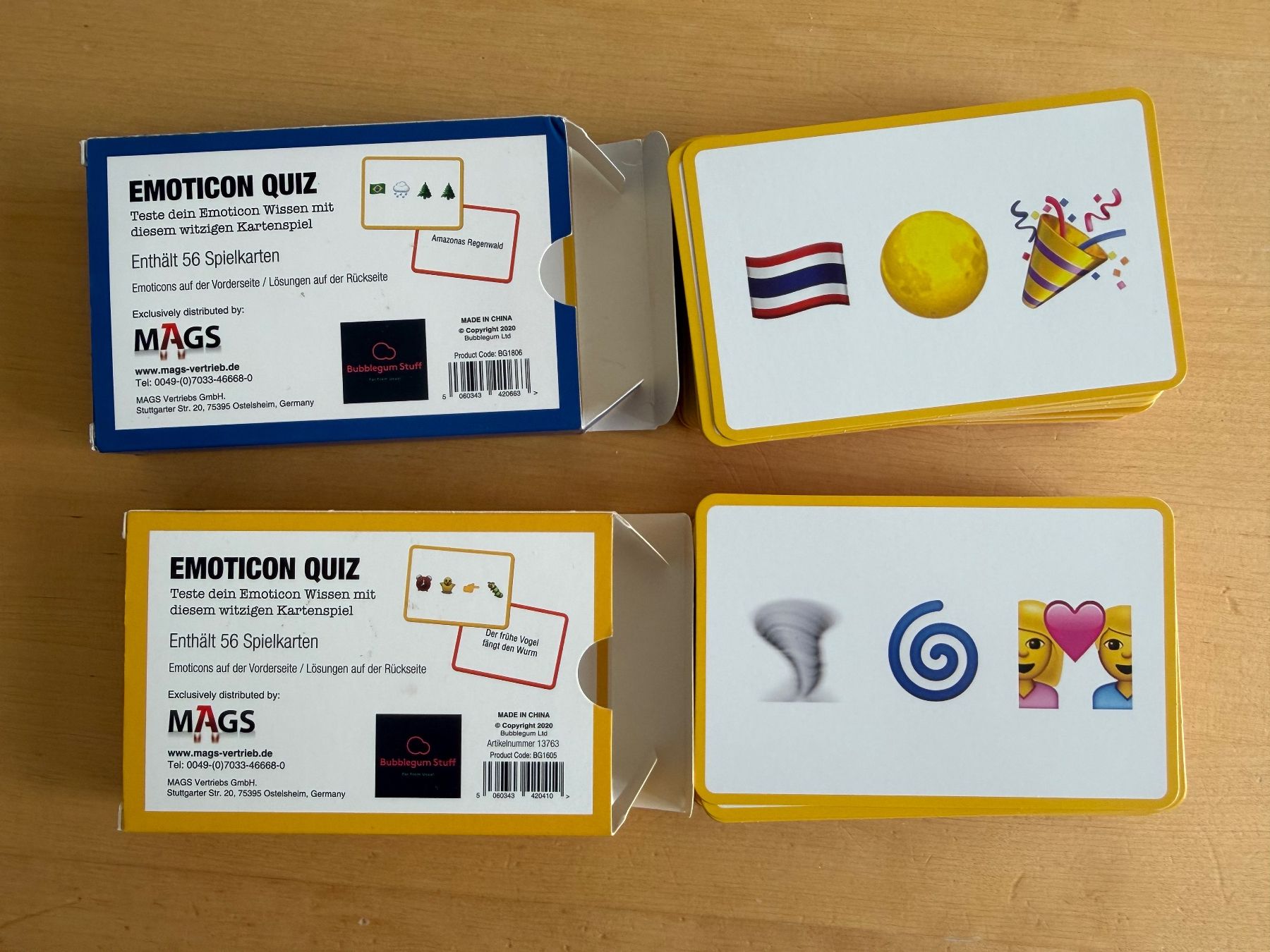 Giochi: Emoticon Quiz mit Reise-Edition – Nuovo e nell'imballaggio originale da Adliswil venduto da angrue 1