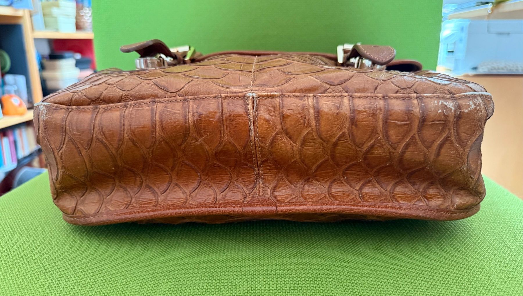 Mulberry Borse: Mulberry Oak Silky Snake Trout Bag – Usato da Frauenfeld venduto da Scleo 5
