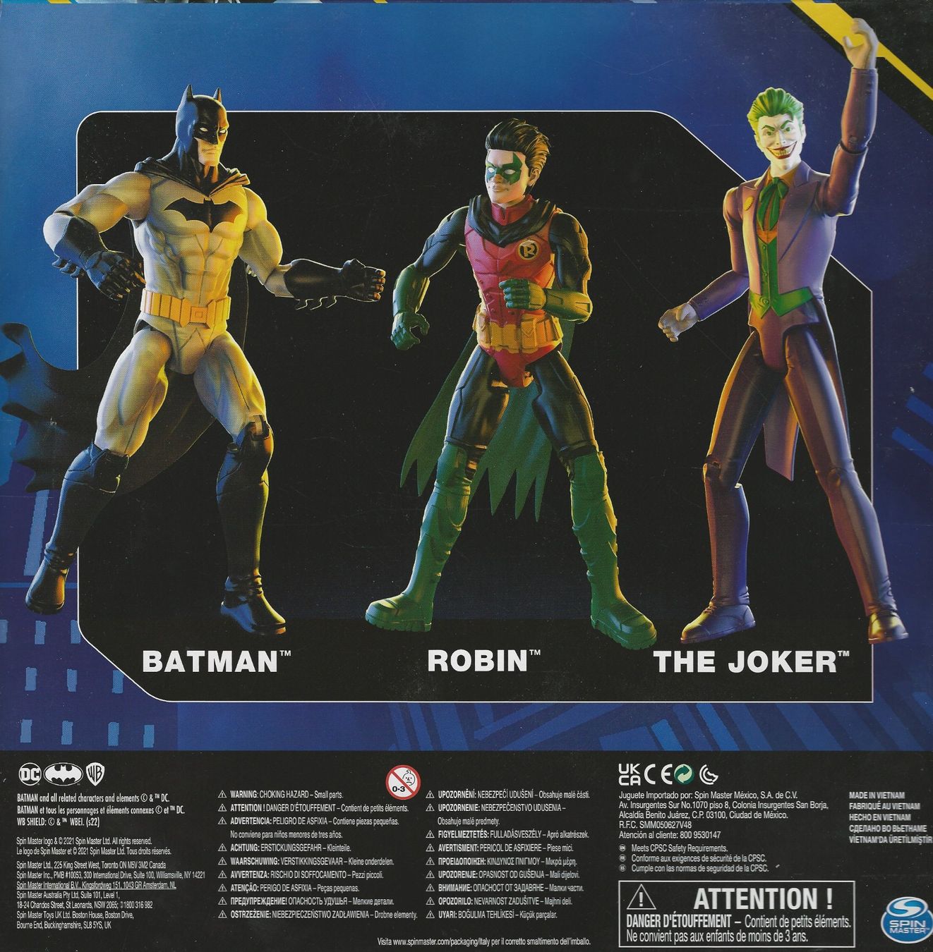 Statuette: BATMAN  & ROBIN vs THE JOKER 30 cm 3 X ACTION FIGURES spin m – Nuovo e nell'imballaggio originale da Vezia venduto da Aquarius_Age 1