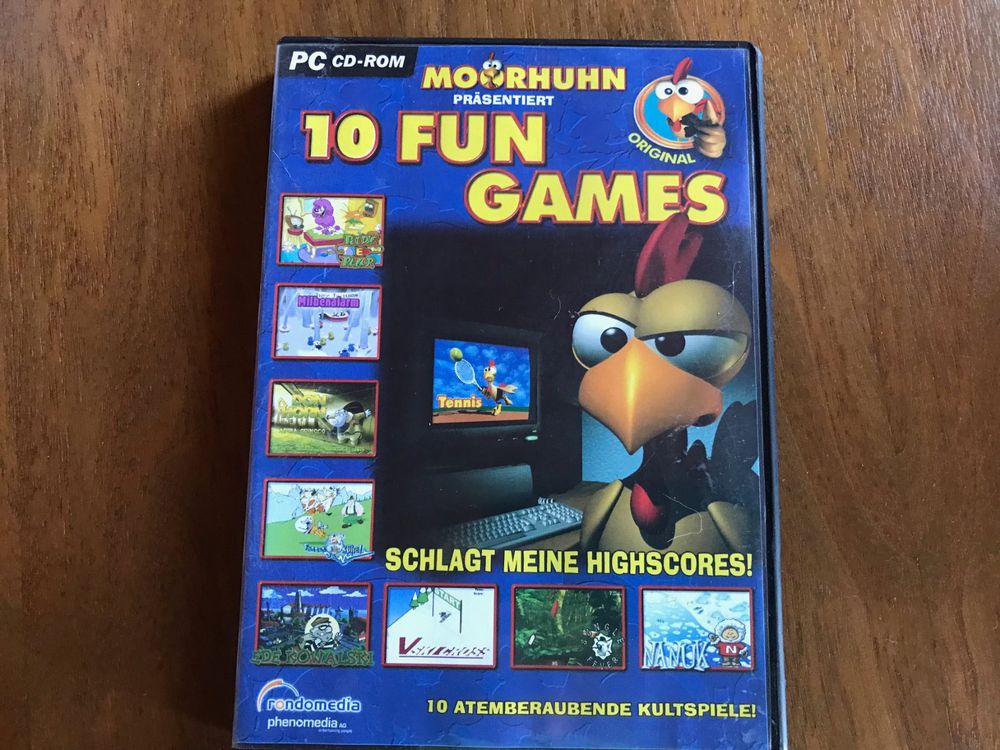 Moorhuhn 10 Fun Games PC CD-Rom Kult Klassiker (Gebraucht) in ...