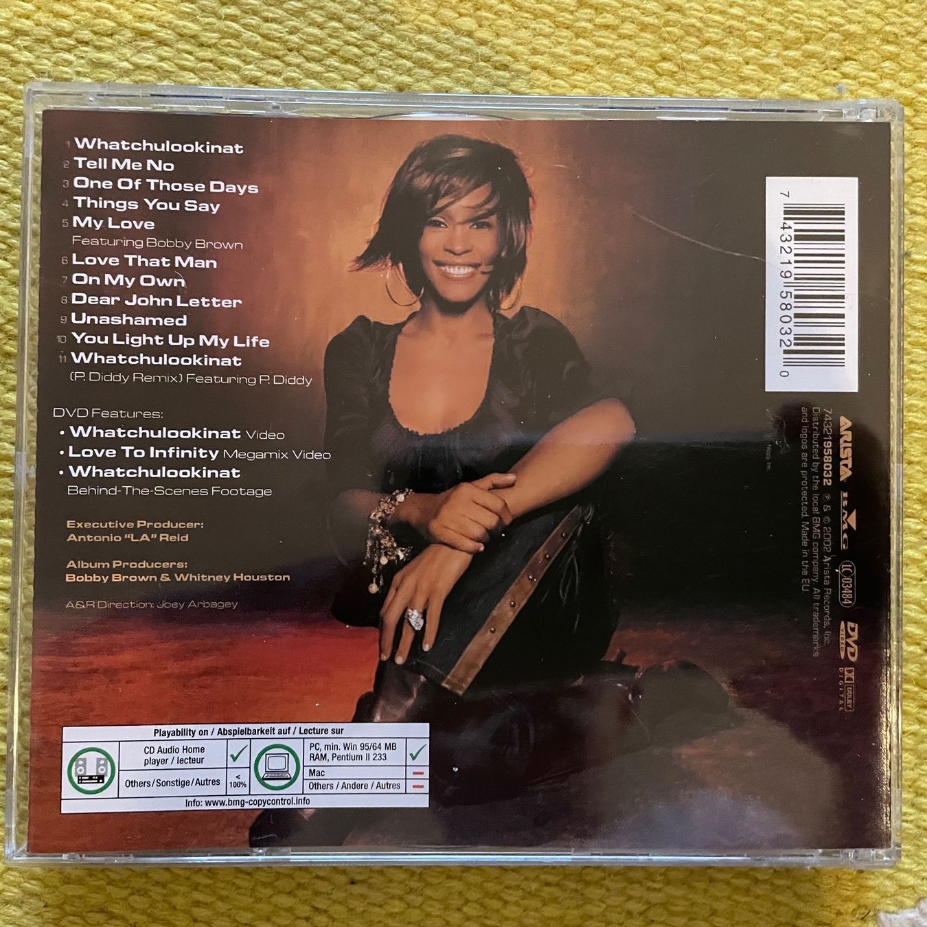 CDs: WHITNEY HOUSTON-CD+DVD JUST WHITNEY… – Gebraucht aus Rorschacherberg von CD-Roli 1