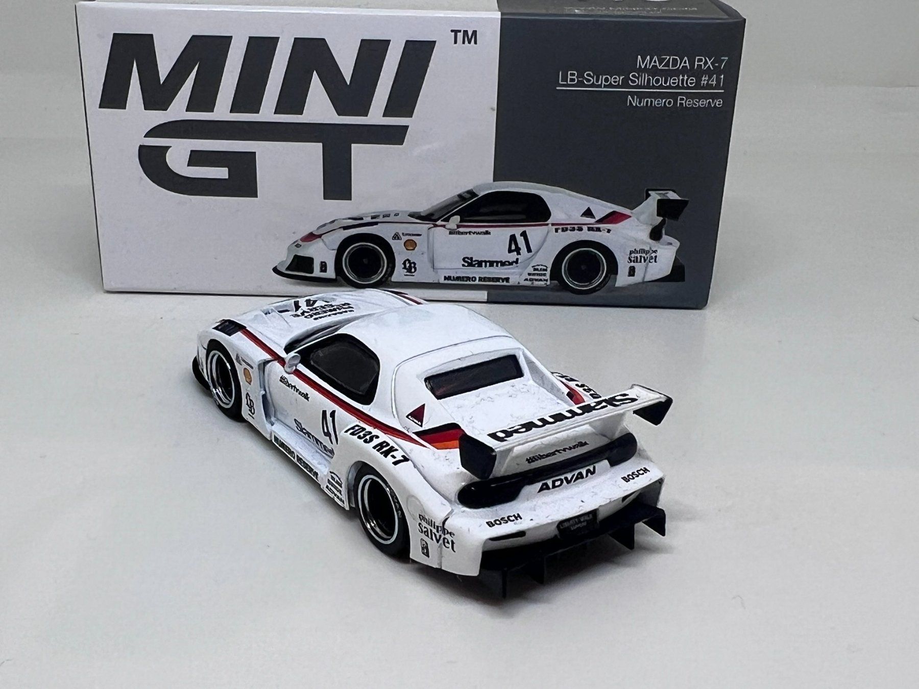 Modellini d'auto: Mini GT Mazda RX-7 LB-Super Silhouette #41 – Nuovo e nell'imballaggio originale da Wildegg venduto da LaaBoutique 2