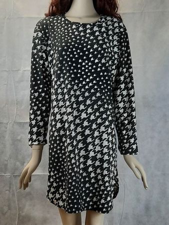 FERIZE Midikleid lange Tunika Hahnentritt Gr. XXL (XL)