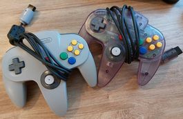Nintendo 64 Konsole inkl. 2 Controllern