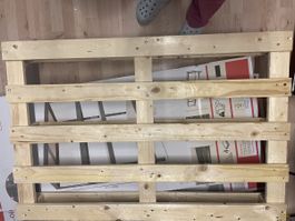 Holzpalette - Ideal für Upcycling-Projekte im Garten!
