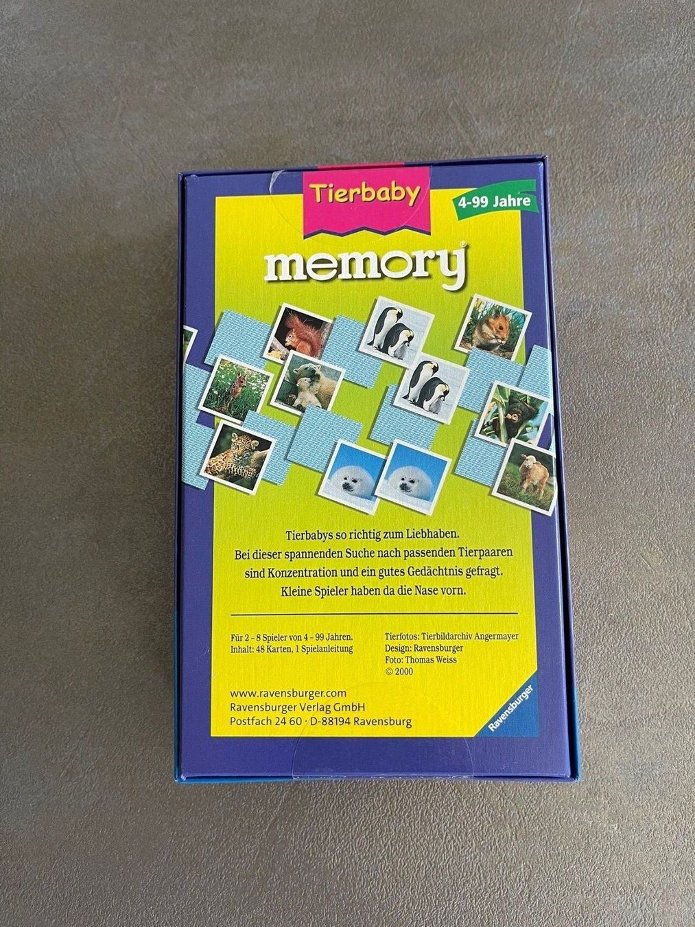 Ravensburger Giochi: Ravensburger Tierbaby memory – Nuovo e nell'imballaggio originale da Oensingen venduto da ErsteSahne. 1