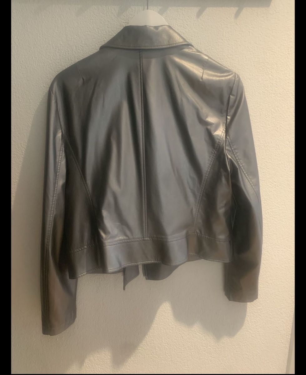 Giacche: Marc Aurel Lederjacke Imitat Silber Grösse 42, Top – Nuovo (secondo la descrizione) da Thun venduto da marina-marina 2