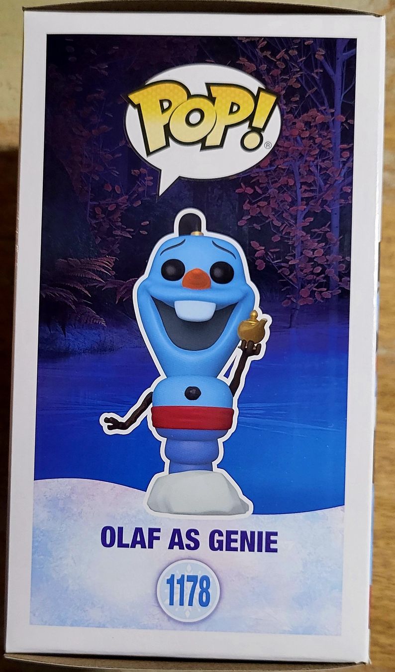 Funko Statuette: Funko Pop Disney  Olaf as Genie – Nuovo e nell'imballaggio originale da Montet (Glâne) venduto da KOADA 1