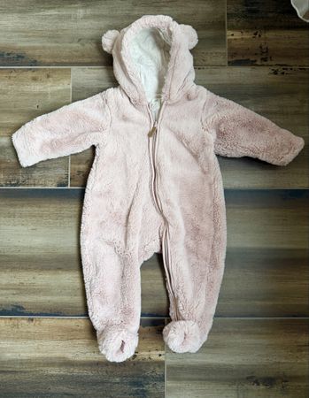 Rosa Baby Overall von H&M, Grösse 68