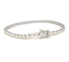 Diamantarmband 750 Weissgold, 53 Brillanten 1.00ct, 3´890.-