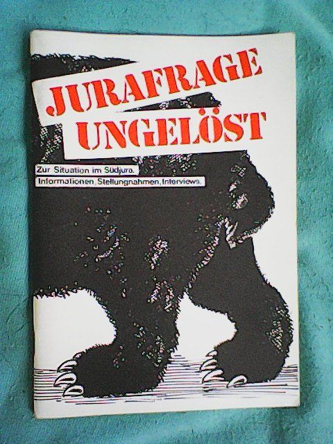 Libri: Die Jurafrage bleibt ungelöst. Rar – Usato da Rümlang venduto da Vuvuzella