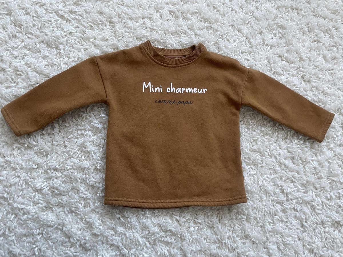 Maglioni & Felpe: Pull-over mes petits cailloux marron taille 23 mois – Usato da Versoix venduto da Pti-pois