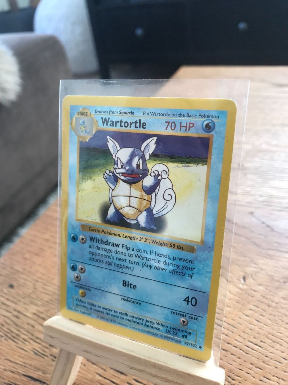 Pokémon Sammelbilder & Trading cards: Schillok ShadowlessWartorle Base Set – Gebraucht aus Küssnacht am Rigi von Ebikoner 2