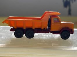 Wiking Nr. 670 Magirus Muldenkipper 3-achsig orange ohne OVP