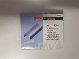 Heftklammer B8 1000St 1Pack Staples
