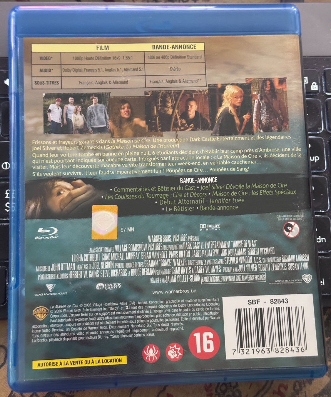 Tutti i DVDs: La maison de cire (2005) - Blu-ray – Usato da Semsales venduto da __Florian__ 2
