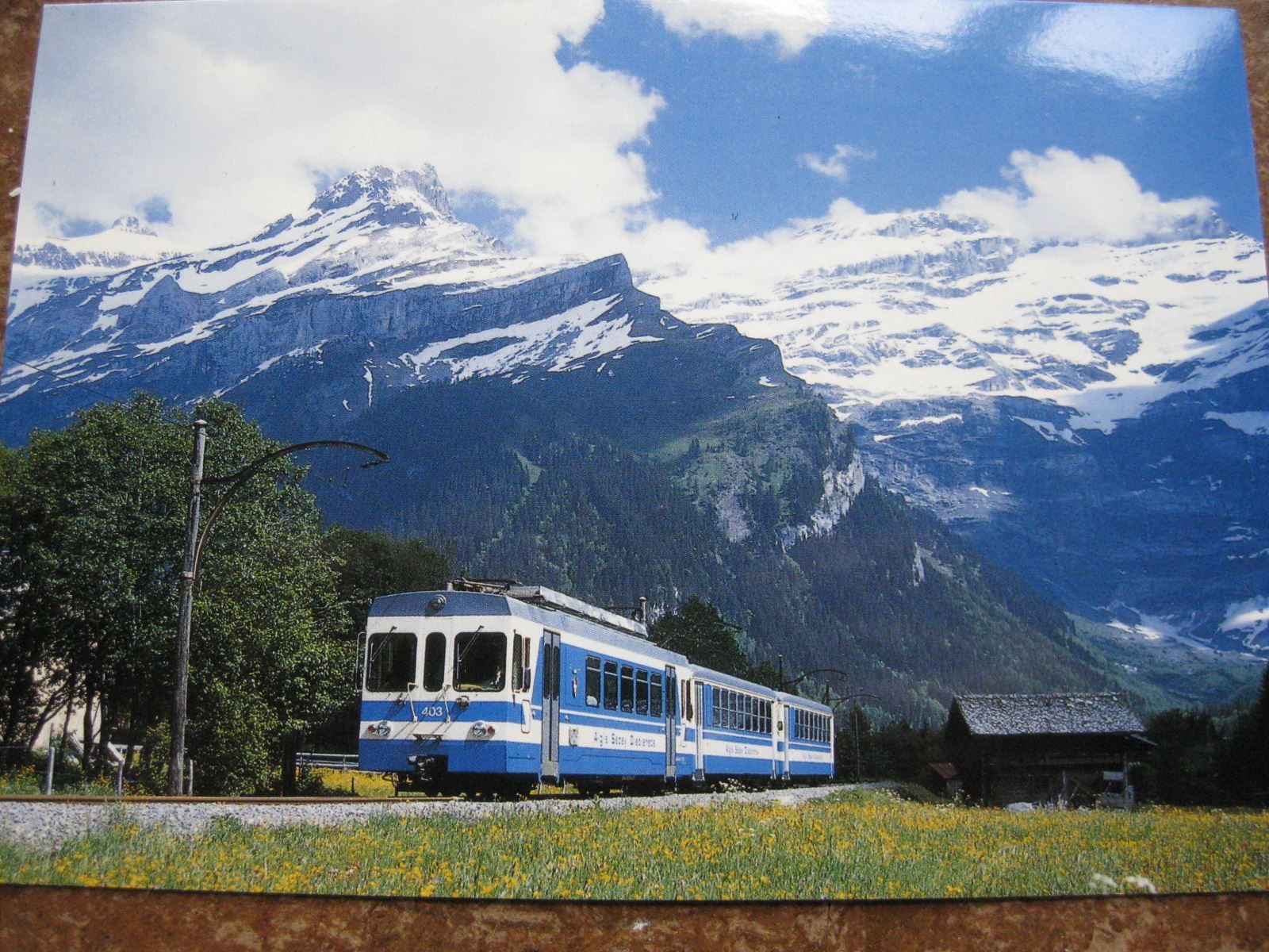 Cartoline postali: AK Les Diablerets mit Zug – Nuovo (secondo la descrizione) da Malters venduto da Marosko
