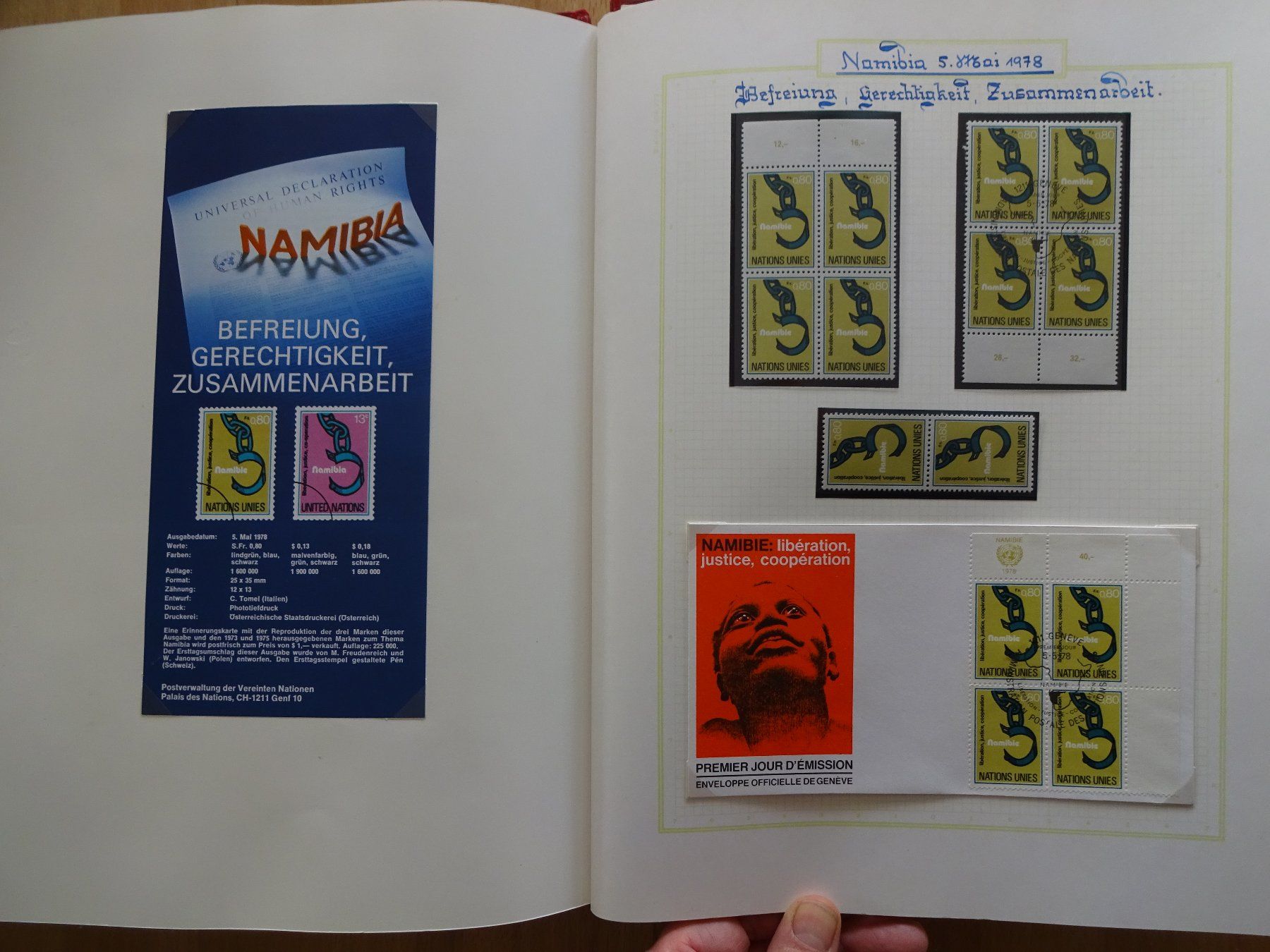 Alle Briefmarken: Vereinte Nationen 1969 - 1978 – Gebraucht aus Goldach von armando_r 4