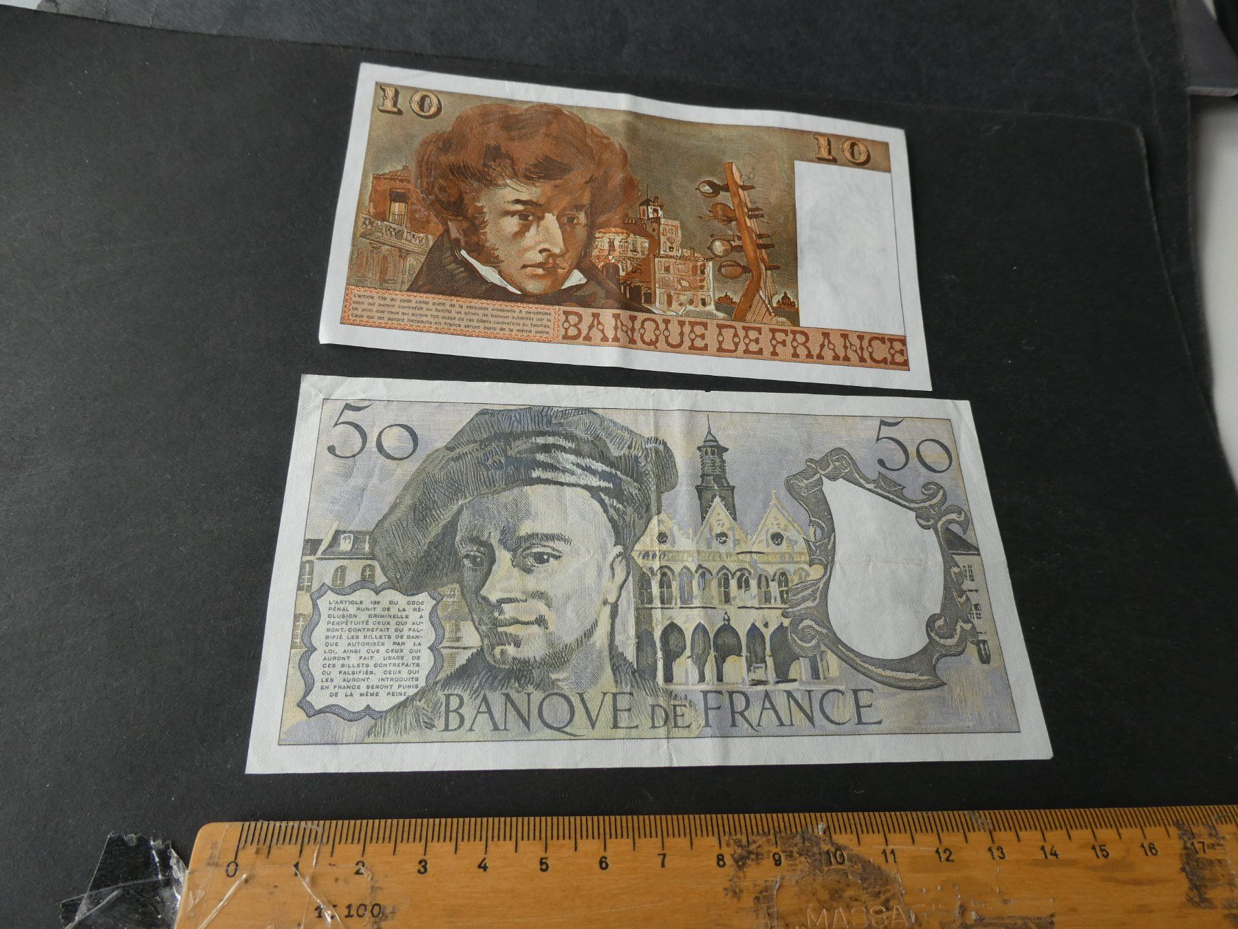 Banknoten: Frankreich, 2  alte Banknoten – Gebraucht aus Hinterforst von Rohusri 1