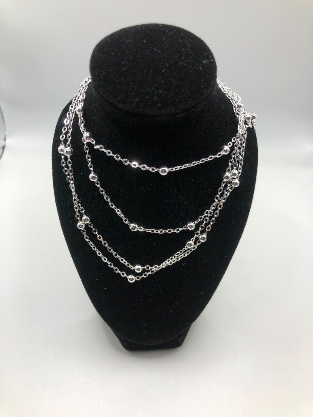 Catenine: Collier 3 chaînes longueur réglable – Nuovo (secondo la descrizione) da Chamoson venduto da Pince26