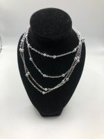 Collier 3 chaînes longueur réglable