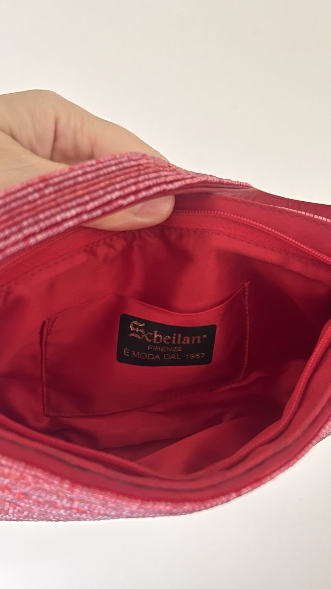 Sacs femmes: Borsa Scheilan rossa per donna con perline. – D'occasion à Lugano par yul_fhg2 6