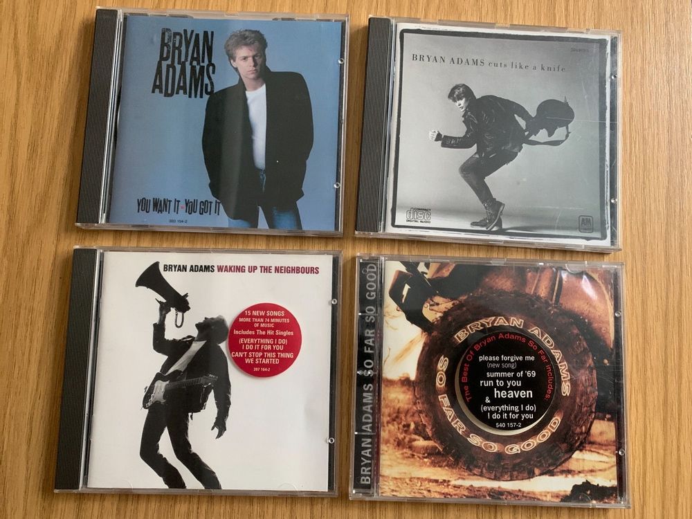 BRYAN ADAMS: 4 CDs (80s/90s) | Kaufen Auf Ricardo