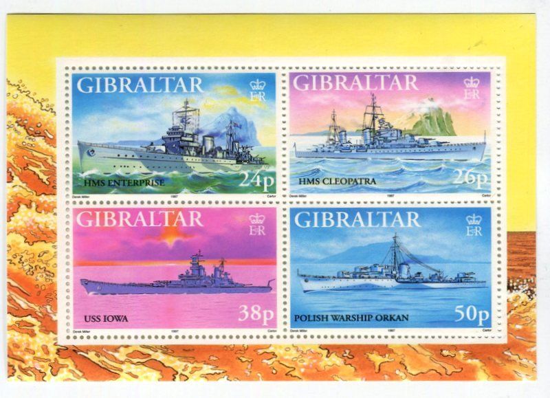 Tous les timbres: Block "Schiffe". Gibraltar. – Neuf avec emballage d'origine à Basel par Butsch5